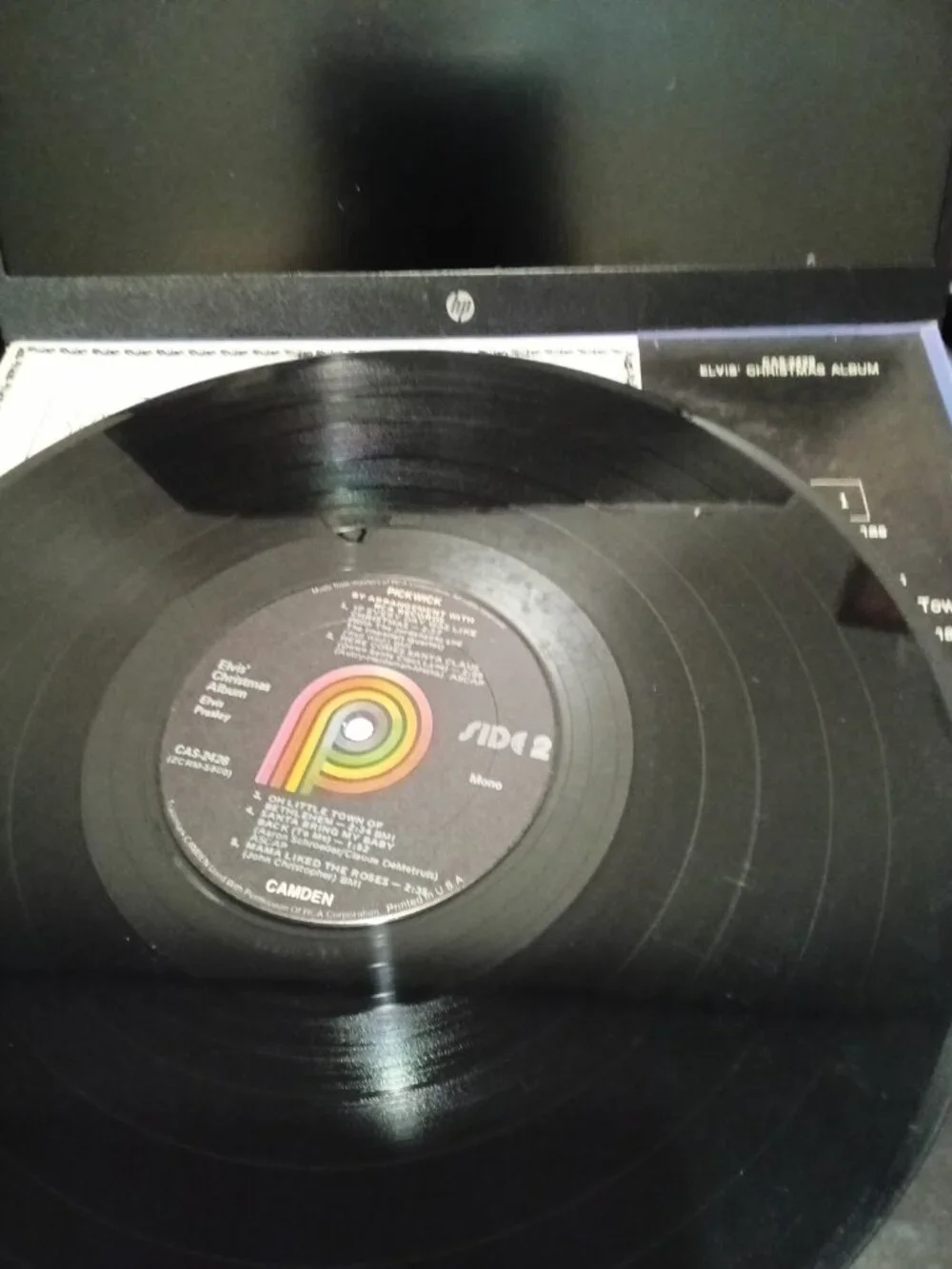 Elvis Christmas Album Vinyl Record by Pickwick - Classic Holiday Music